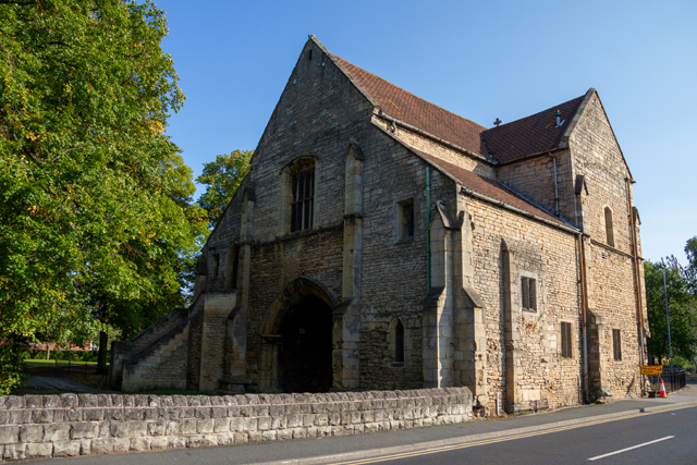 Worksop Priory Gatehouse from the rear side