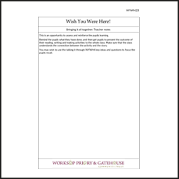 Learning Activity Pack teacher notes for Wish You Were Here